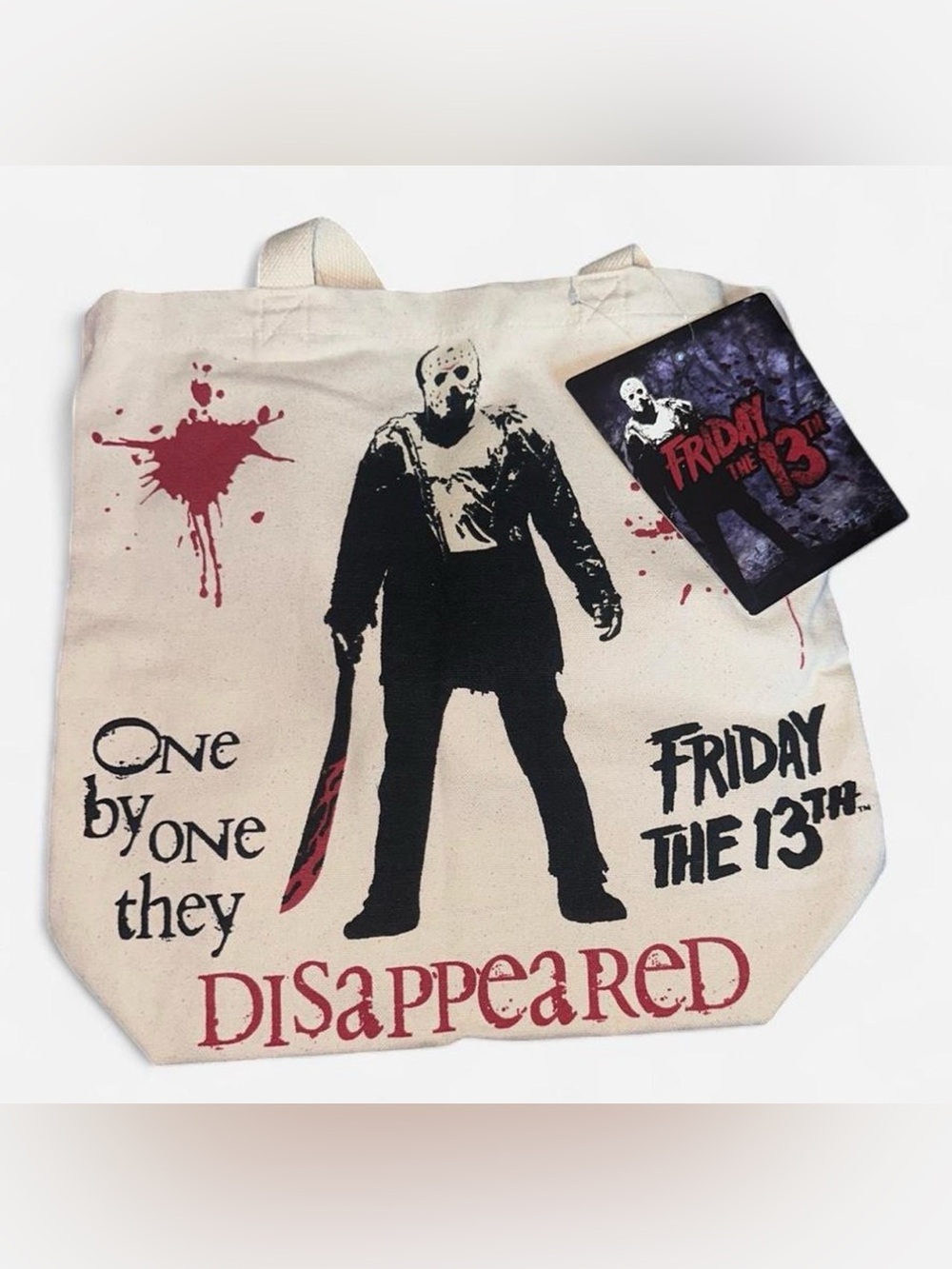 Friday the 13th Horror Canvas Tote Bag